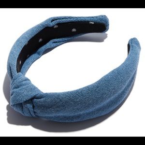 Lele Sadoughi light denim headband